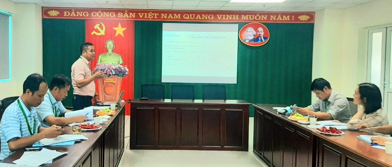 Nghiệm thu đề tài Nghiên cứu Khoa học cấp cơ sở năm 2022